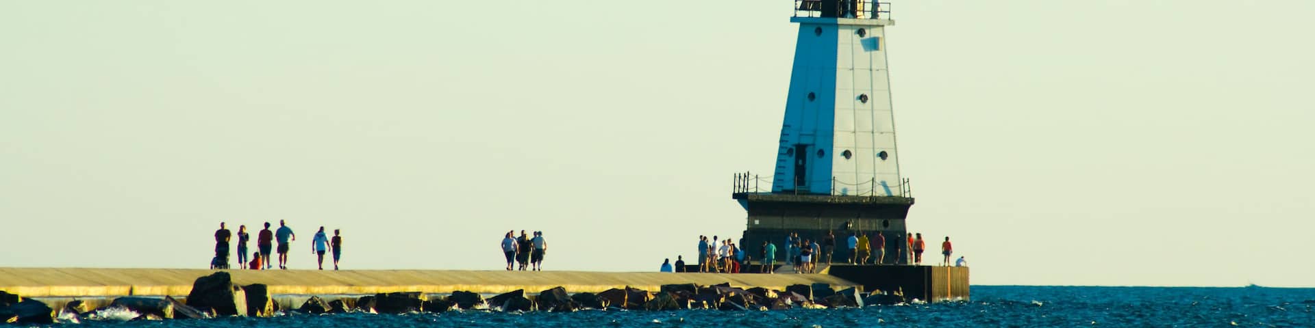 North Breakwater Light, Ludington, Michigan