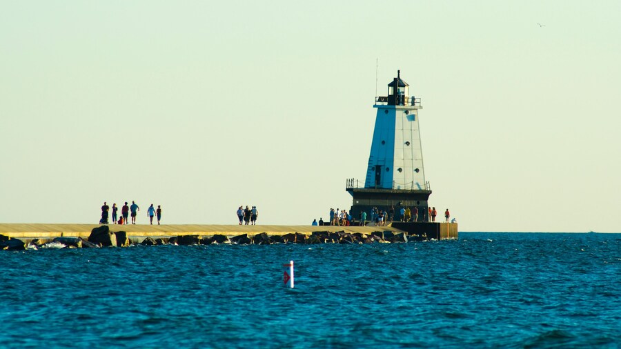 North Breakwater Light, Ludington, Michigan