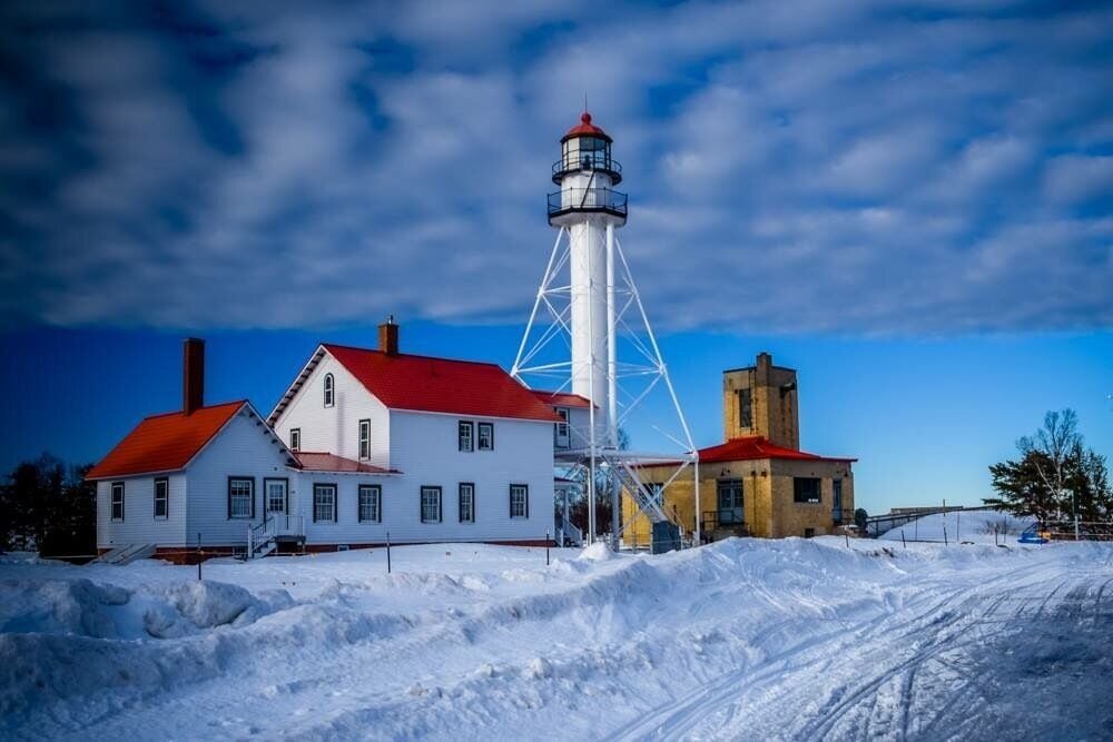 Low cloud ceiling at the pointe.
#winterwonders