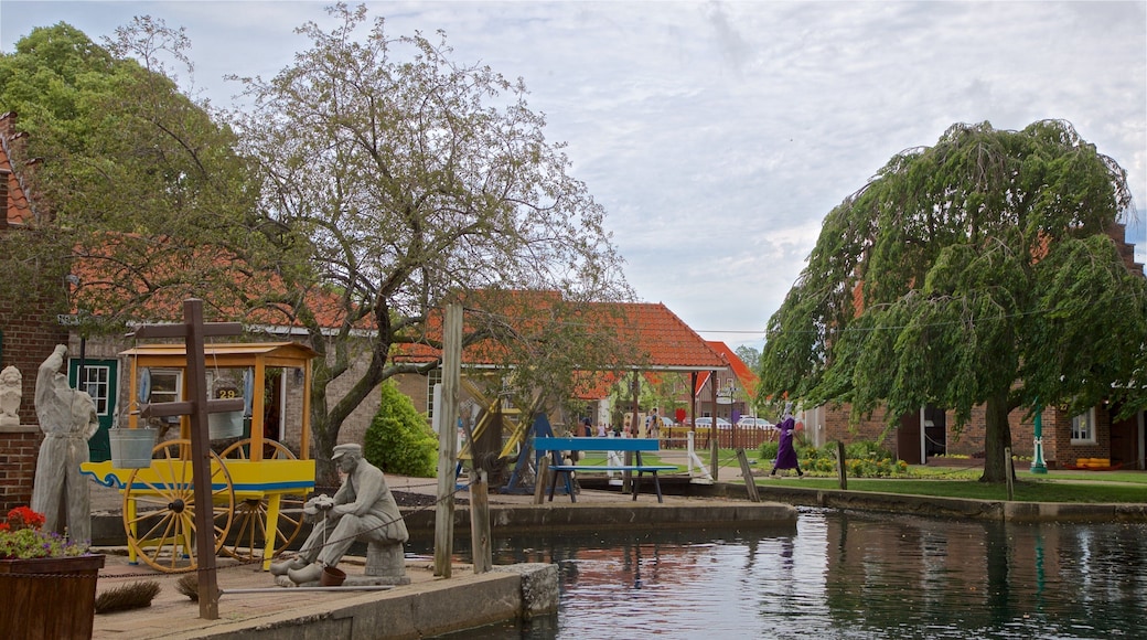 Dutch Village featuring a river or creek and outdoor art