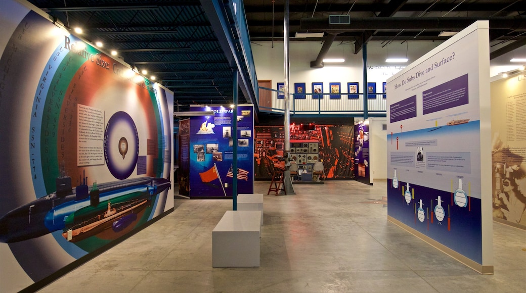 USS Silversides showing interior views