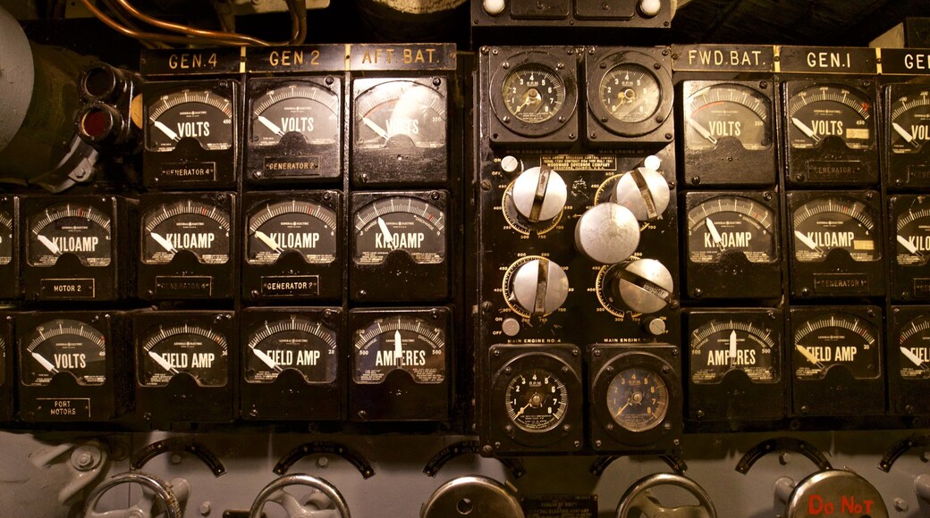 USS Silversides showing interior views