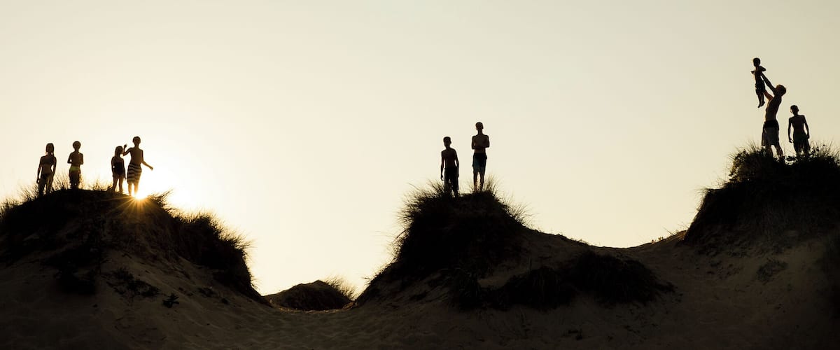 We had all nine cousins together in Michigan for the summer, and we managed to get this of them all together during the sunset at Oval Beach in Saugatuck.  It was an #adventure