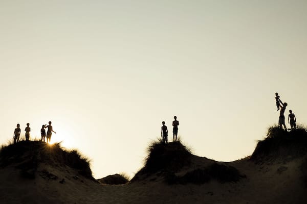We had all nine cousins together in Michigan for the summer, and we managed to get this of them all together during the sunset at Oval Beach in Saugatuck. It was an #adventure