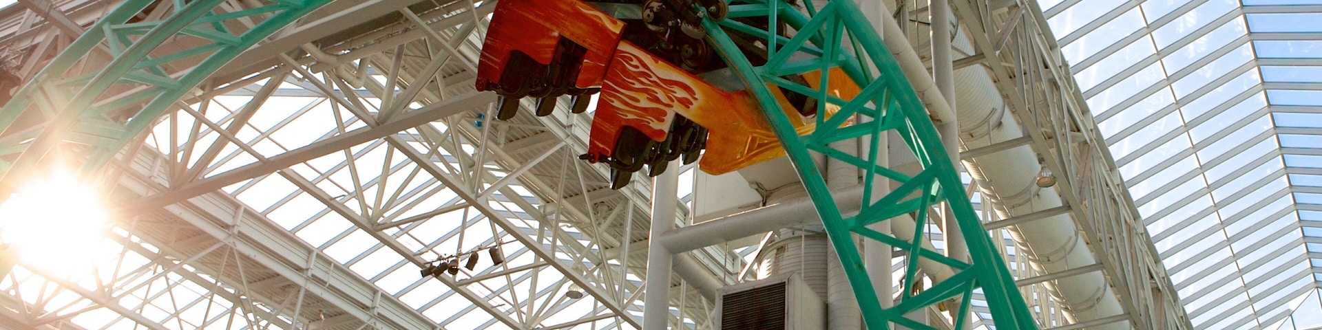 Nickelodeon Universe featuring rides