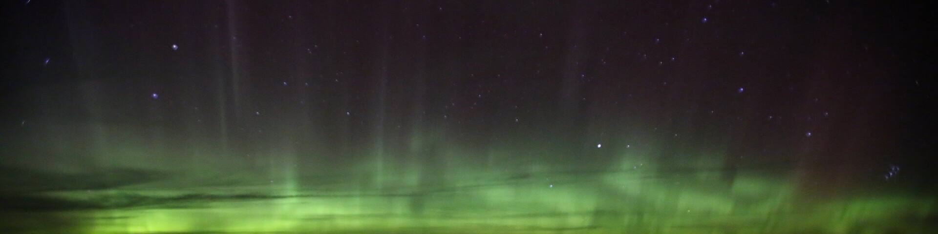 Voyageurs National Park featuring night scenes and northern lights