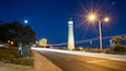 Biloxi Lighthouse featuring night scenes and a lighthouse