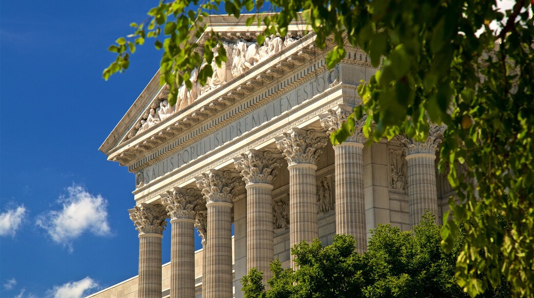 Missouri State Capitol que incluye patrimonio de arquitectura