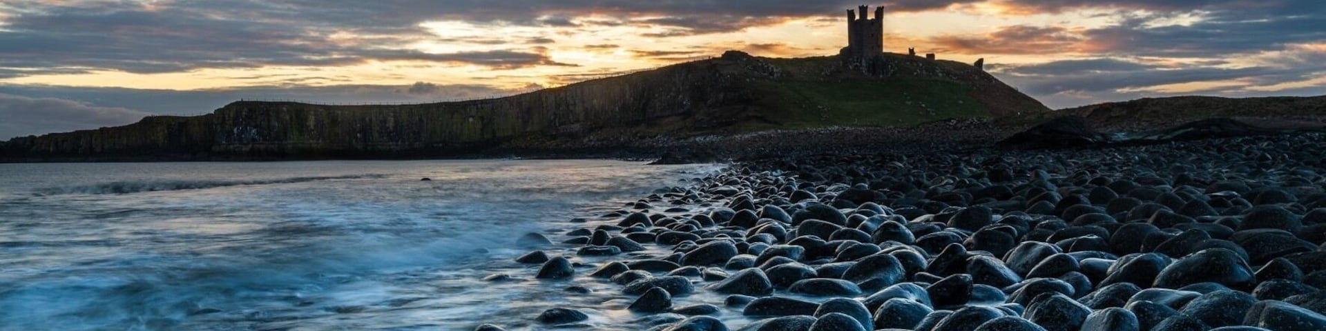 Sun rise shot the castle