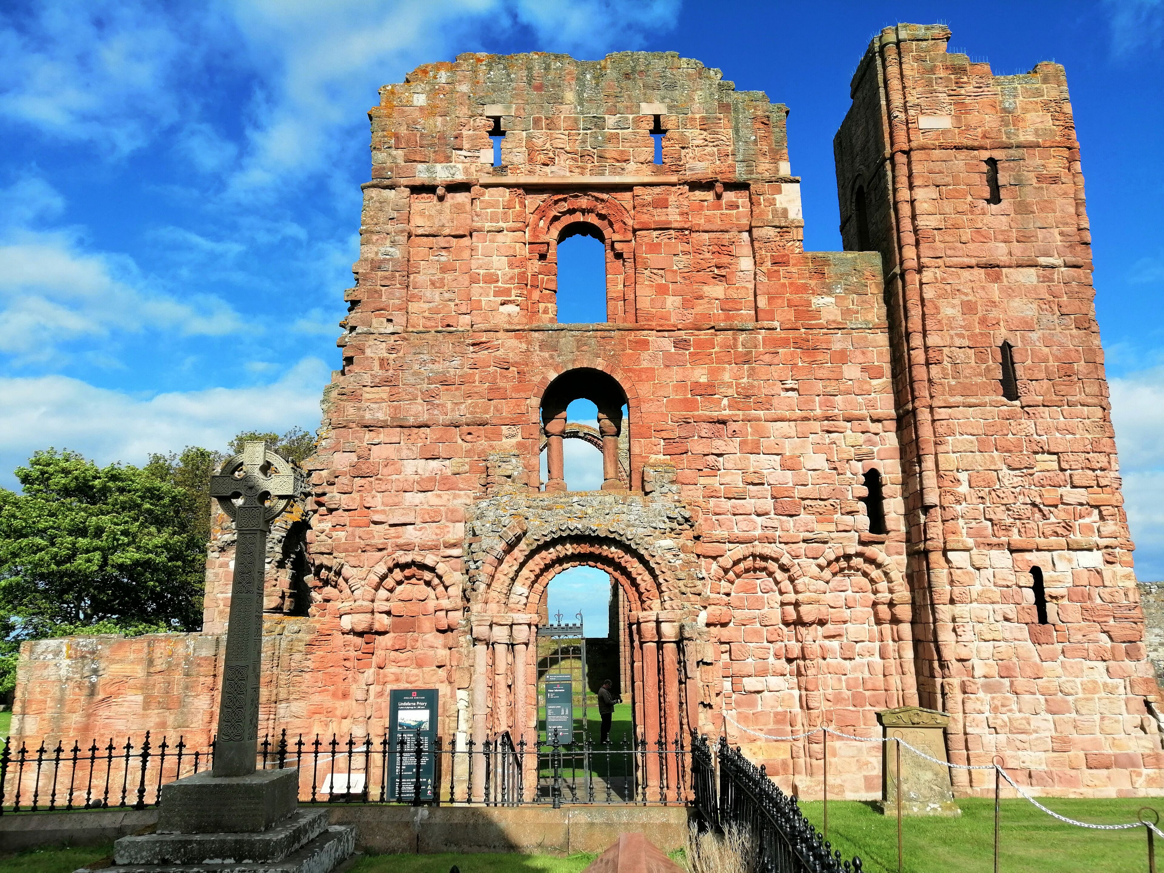 The grounds of Lindisfarne Priory are beautiful (there is a charge to access the inside of the priory).