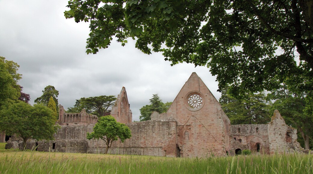 It's a nice place less popular than Melrose Abbey but also very beautiful.
I didn't have perfect conditions but I did my best to give some idea about this place.
You need to buy a ticket to get inside and there is no access early in the morning or late evening.