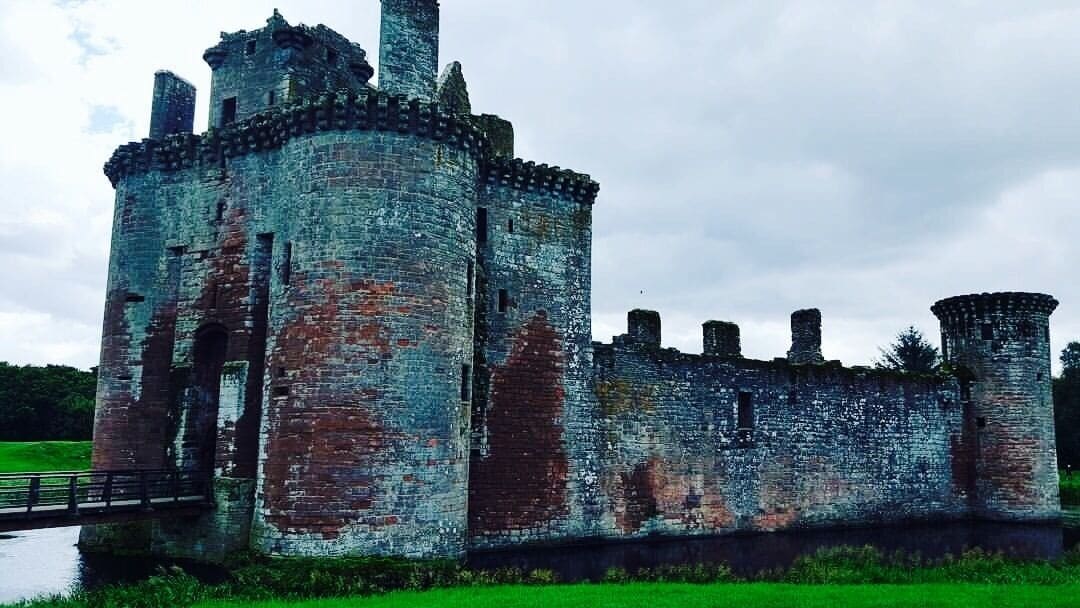 Caerlaverock Castle, Scotland. Some scenes from the film Braveheart was shot here. 