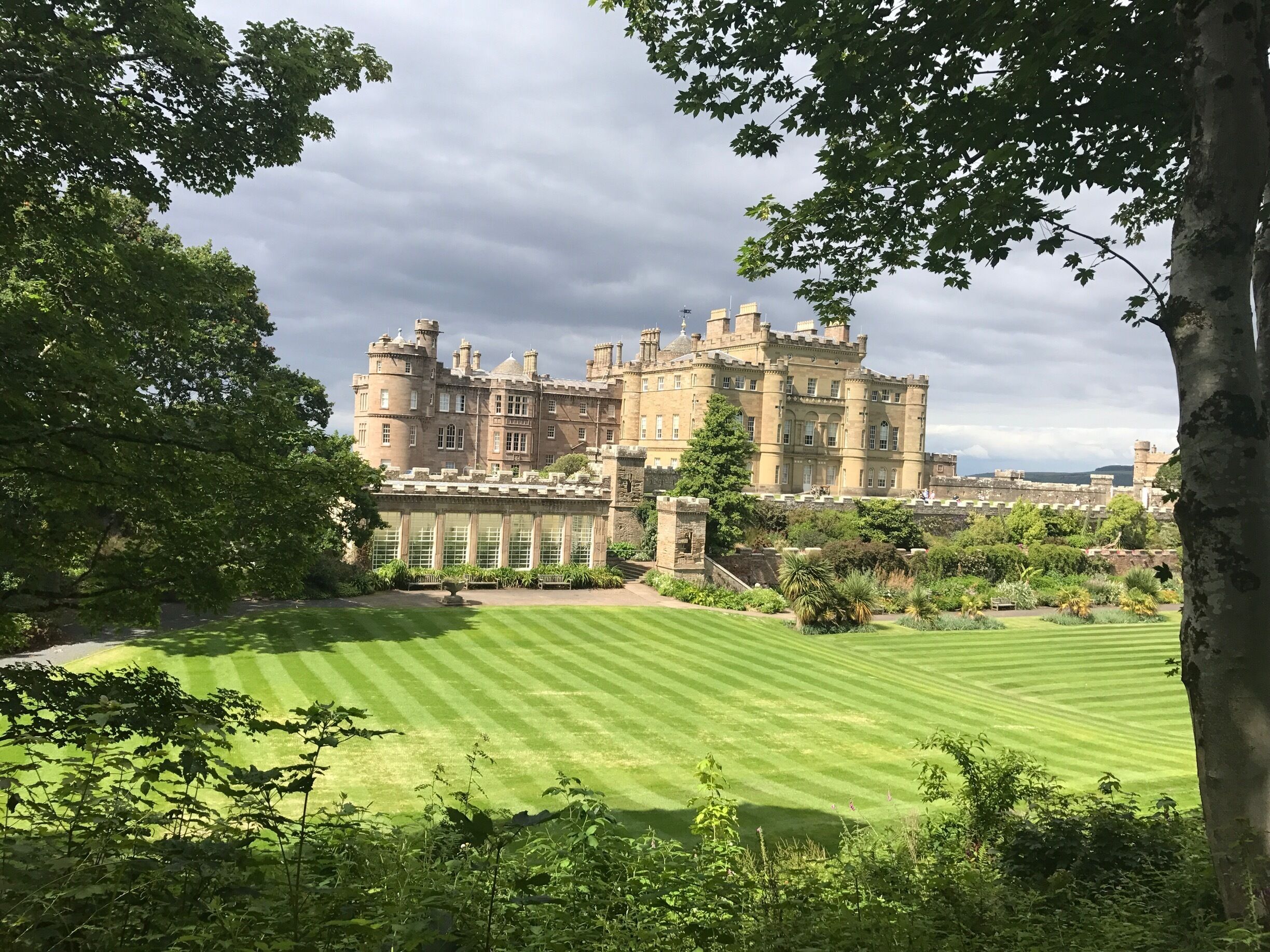 Culzean Castle

The castle was full of Americans when I was there. Eisenhower stayed here in WWII and it is the ancestral seat of the Kennedy clan.