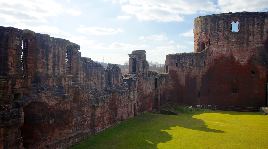 Bothwell Castle som viser kulturarv, bygningsruiner og palass