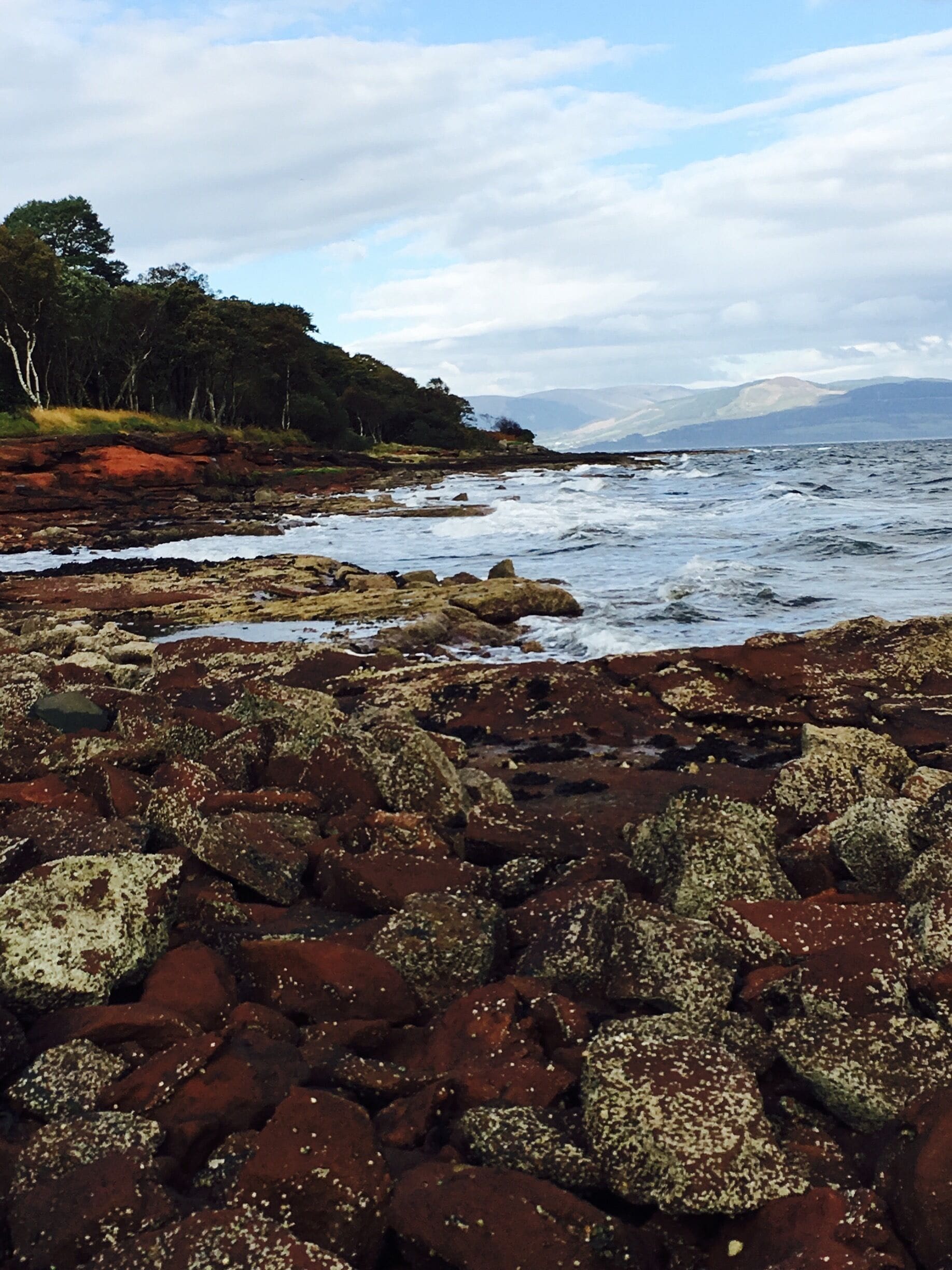 After having a guided tour it feels good to walk down by the sea