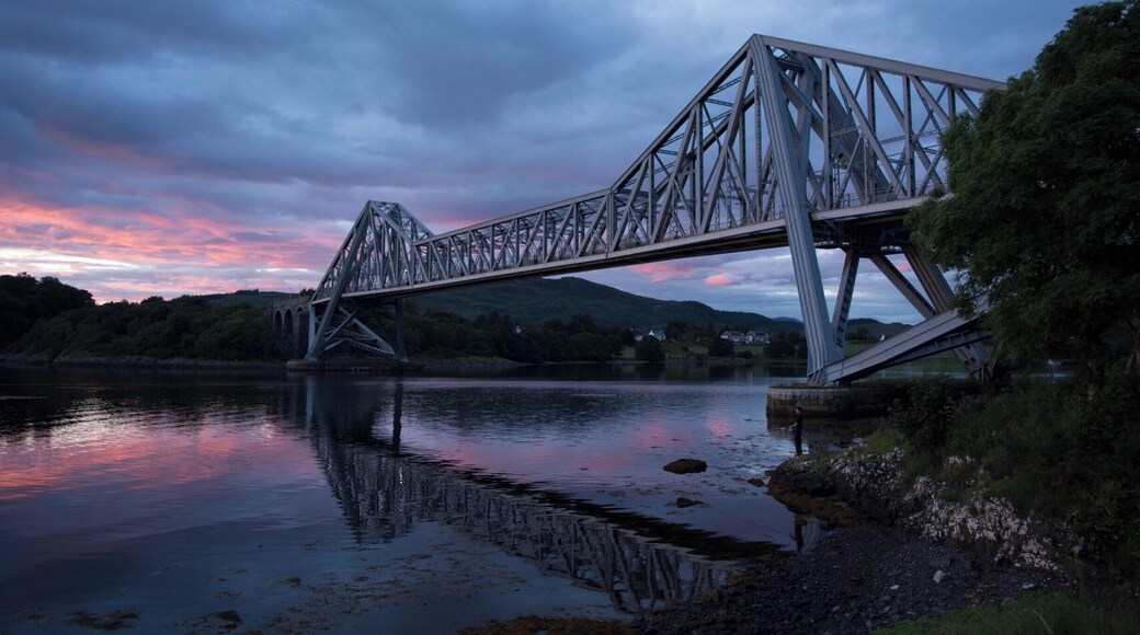 sunset at Connel bridge
