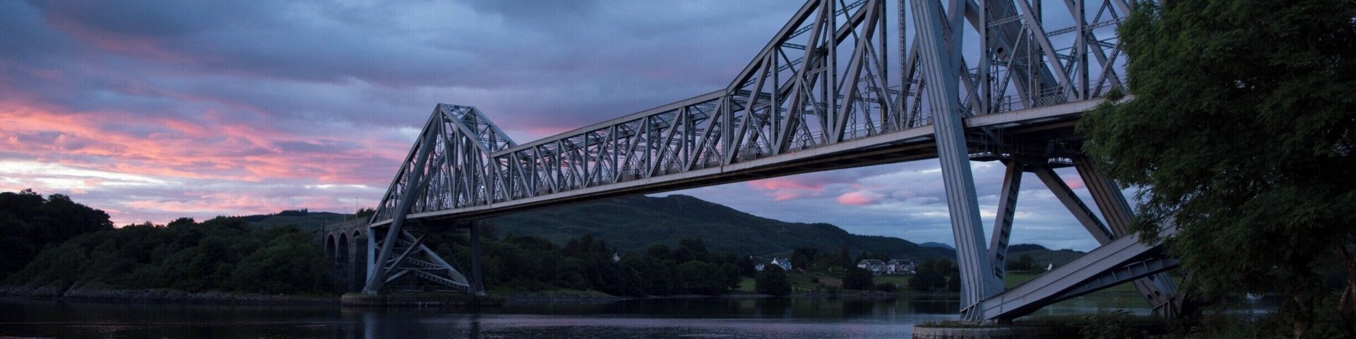 sunset at Connel bridge