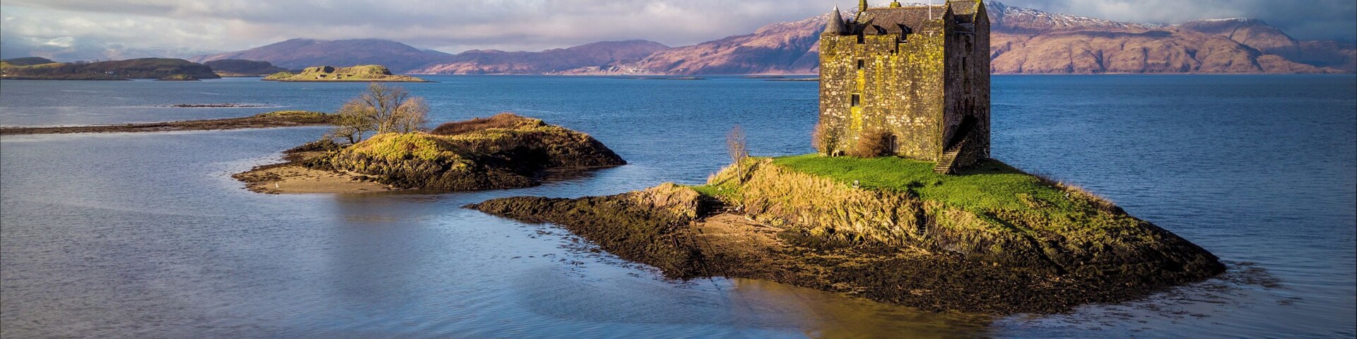 Let's go back to one of my favourite Scottish castles. Here is a photo of the Castle Stalker from the West Coast of Scotland captured with my drone. I cannot wait to return here for a sunset or sunrise.