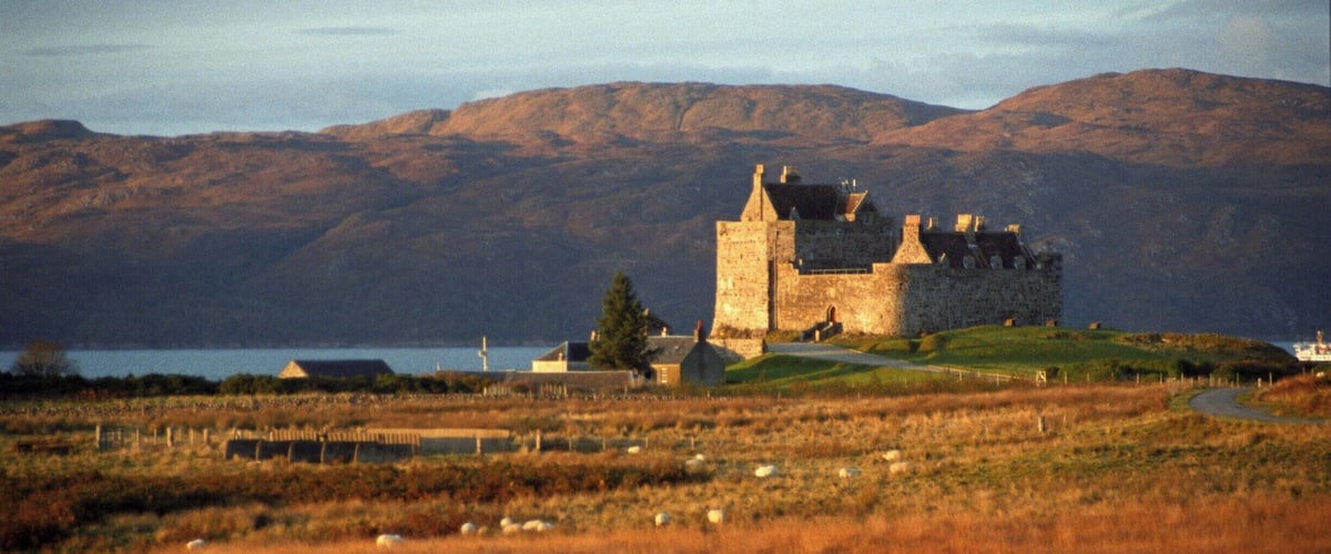 Duart Castle at sunset. The colours and the light were incredible that evening.