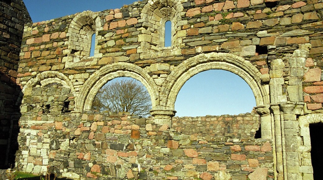 I lived on the Isle of Mull for a few months in 2003, so made it to Iona a few times. The Abbey was under renovation at the time but most of it was open. The ruins were very peaceful, as the tourist season had passed.