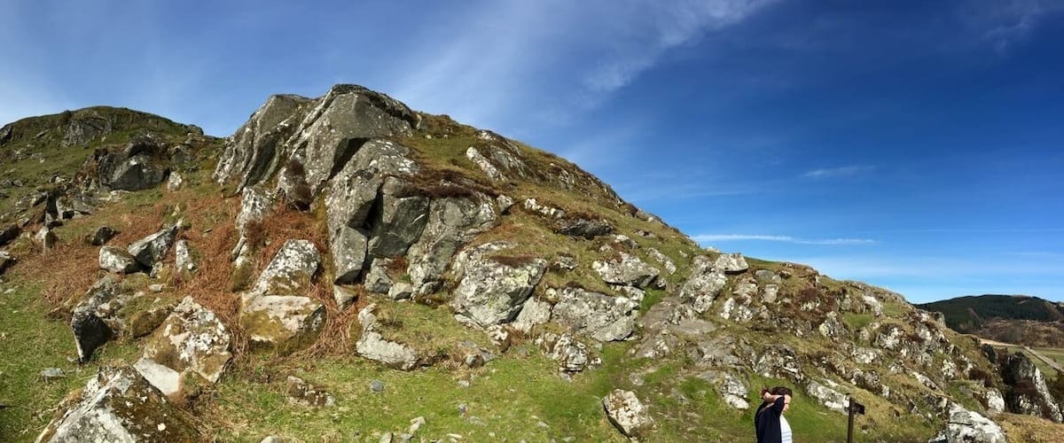 Ancient hillfort. Capital of the ancient Kingdom of the Scots, Dalriada.