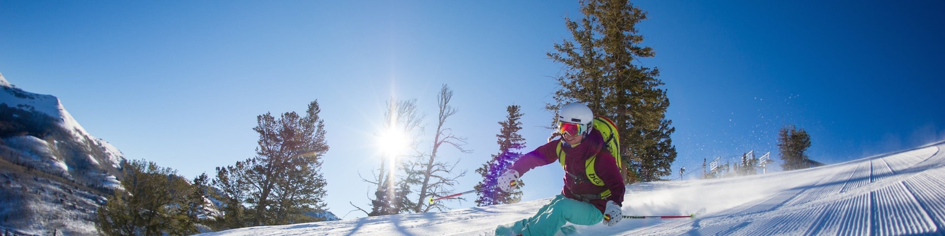 Solitude Mountain which includes snow skiing and snow