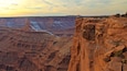 Dead Horse Point State Park which includes a sunset, a gorge or canyon and landscape views