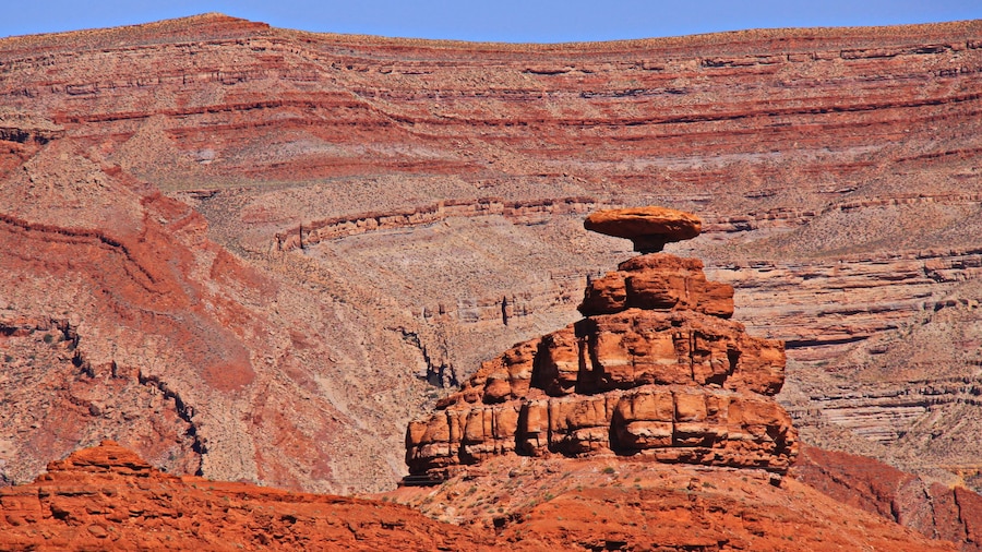 Mexican Hat in Utah in the USA