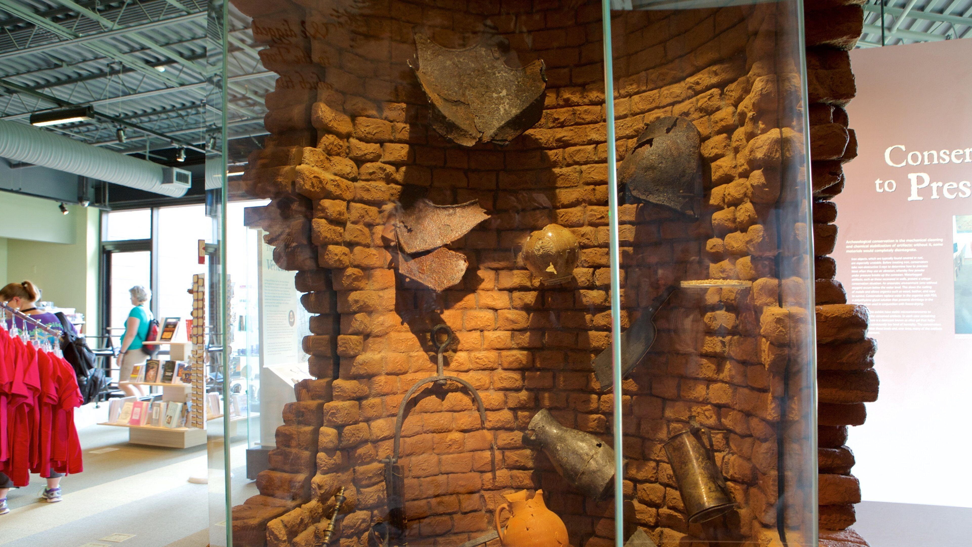 Historic Jamestowne featuring interior views and heritage elements