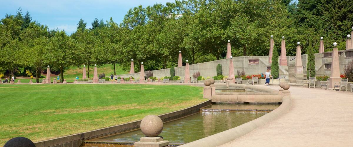 Downtown Park featuring puutarha