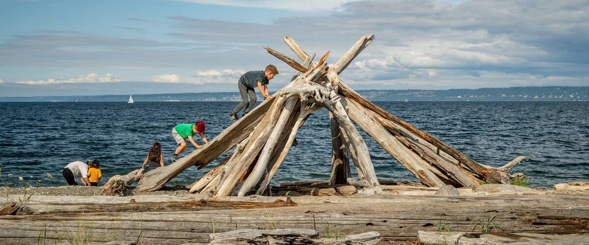 Fay Bainbridge State Park which includes general coastal views as well as children