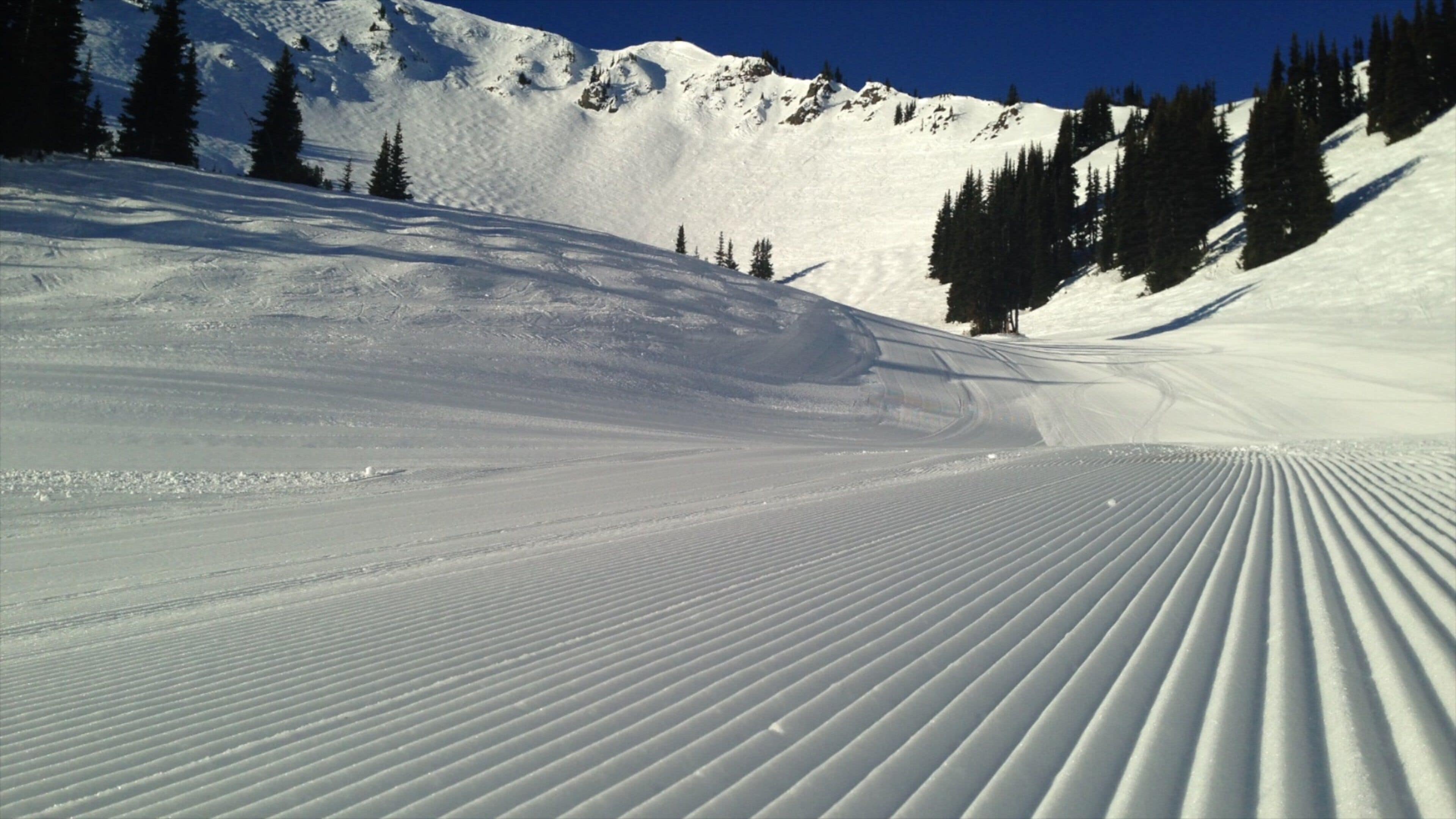 크리스털 마운틴 스키장 을 보여주는 눈