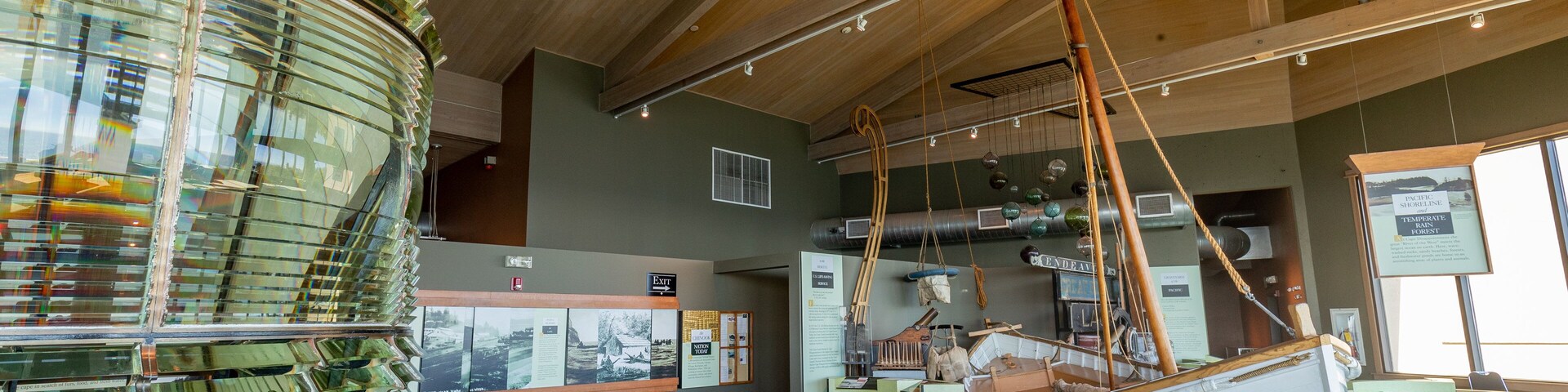 Lewis and Clark Interpretive Center which includes interior views
