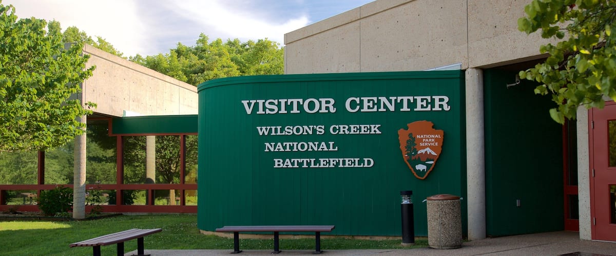 Wilsons Creek National Battlefield which includes signage