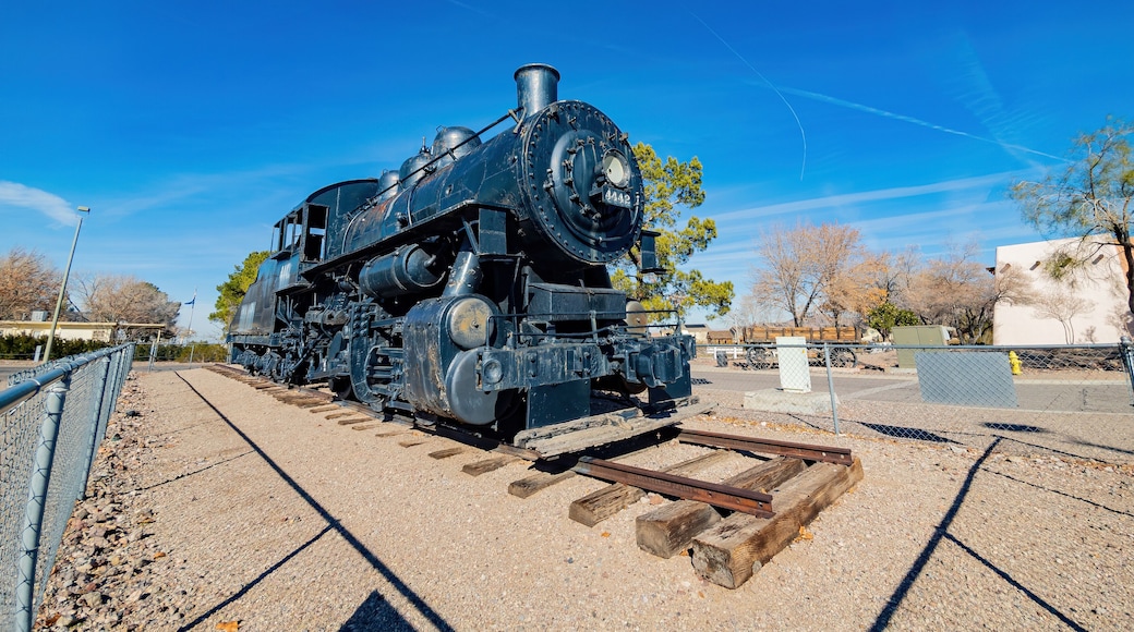 Old train display in the Clark County Museum