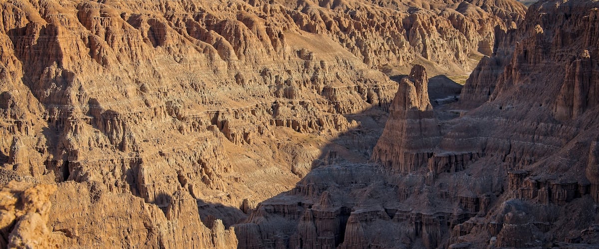 The view from Miller Point in Nevada's Cathedral Gorge State Park is reminiscent of a mini Grand Canyon 
#nevada #travelnevada #hiking #landscape #desert