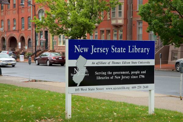 ニュージャージー州立図書館 どの含み 標識