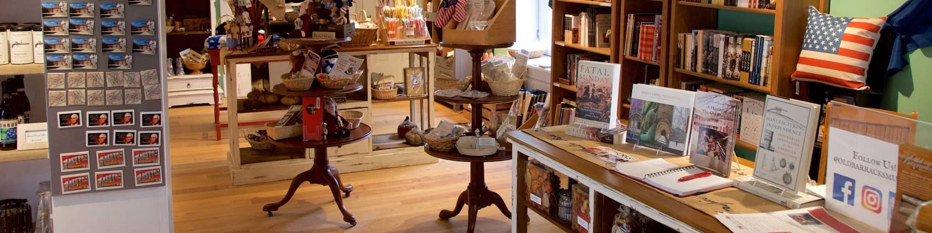 Old Barracks Museum which includes interior views