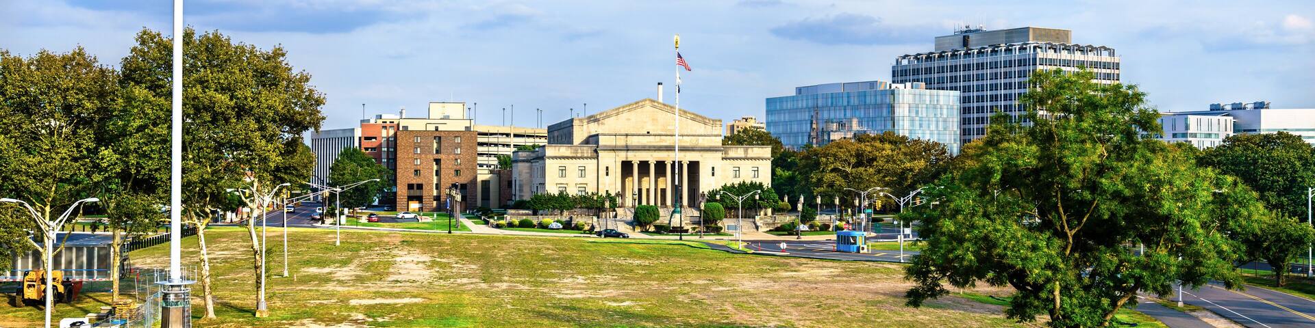 The War Memorial and the Patriots Theater in Trenton, New Jersey