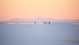 White Sands National Monument caratteristiche di tramonto e spiaggia sabbiosa
