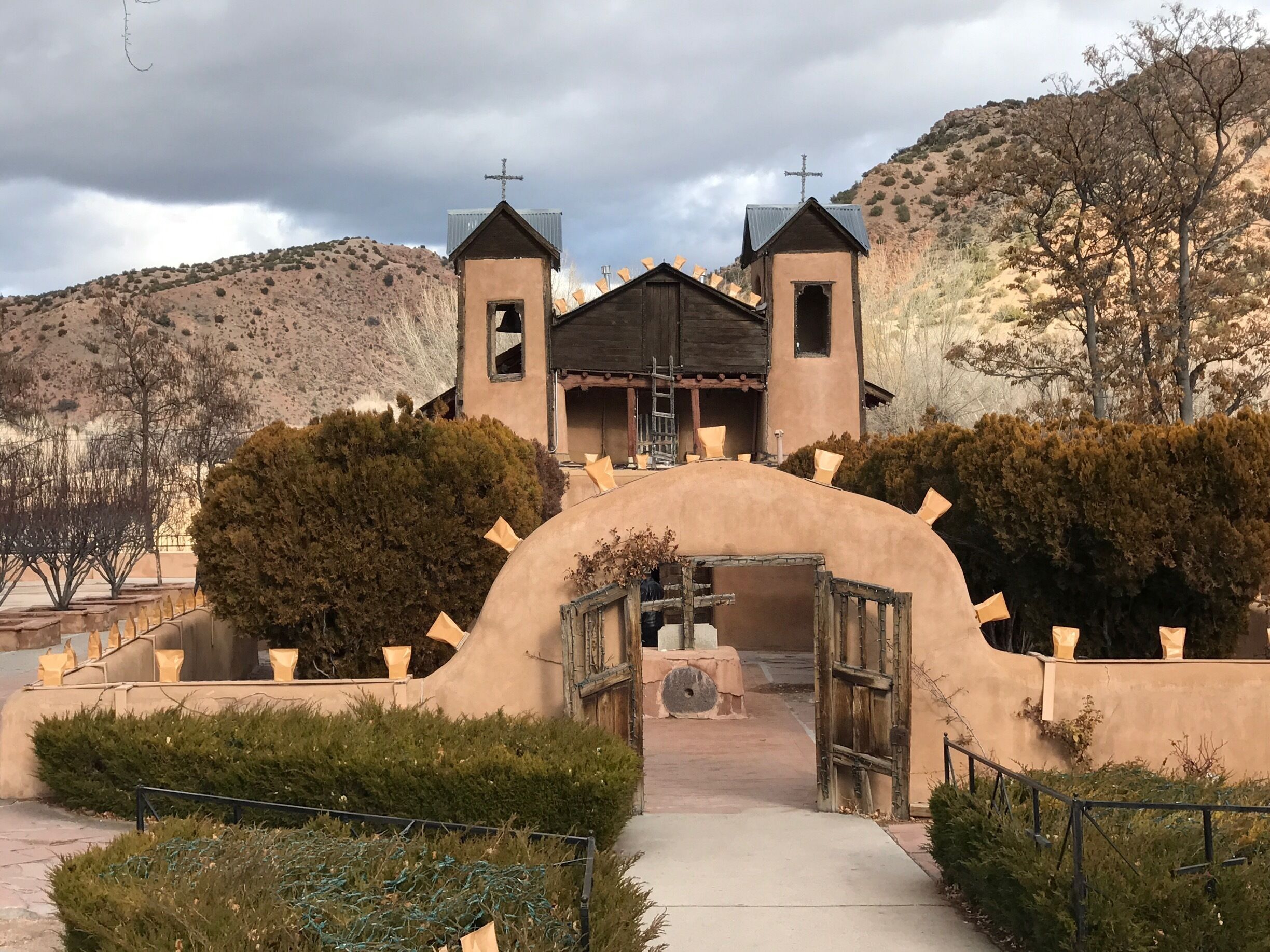A sacred place to many Sanctuario de Chimayo NM is known for its "healing dirt."