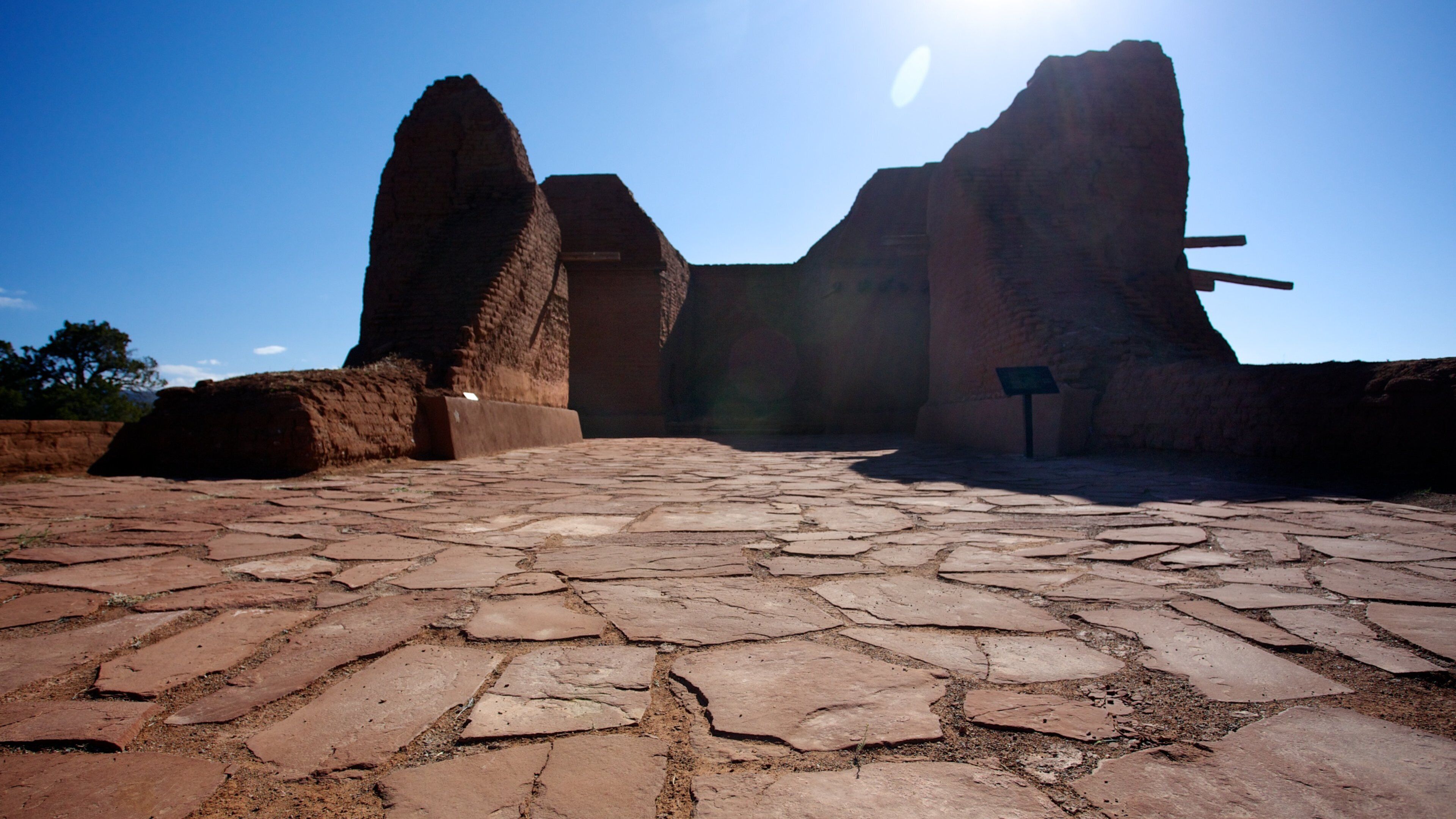 Pecos National Historical Park which includes a ruin and a garden