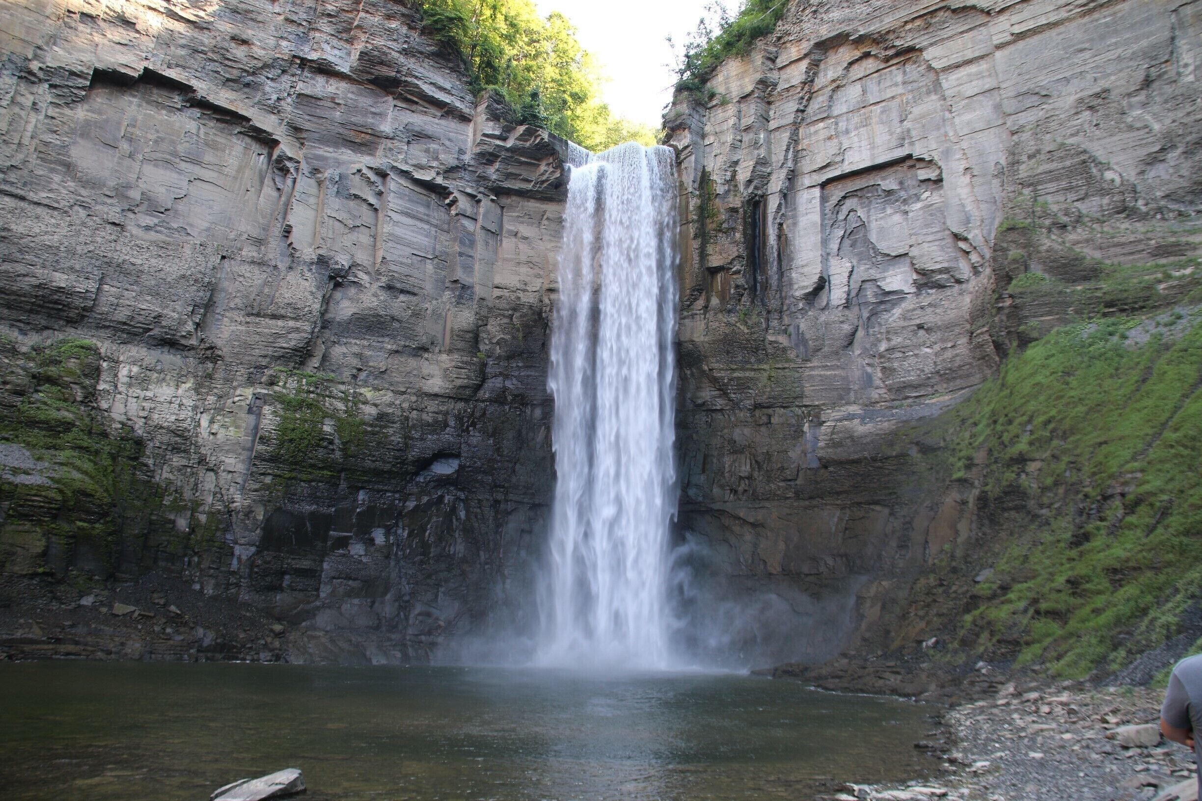 At 215 ft, Taughannock falls is tallest single drop waterfall east of the Rocky Mountains and is taller than Niagara Falls. You can get spectacular views of the Cayuga lake from above the gorge and rim trails and can take pictures from both the bottom of the falls or by taking a trail or driving to a viewing area opposite the falls.  #waterfalls #statepark  #parks
