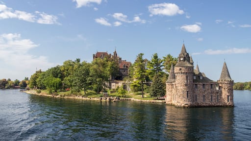 Boldt Castle Island in thousand islands (Canada)