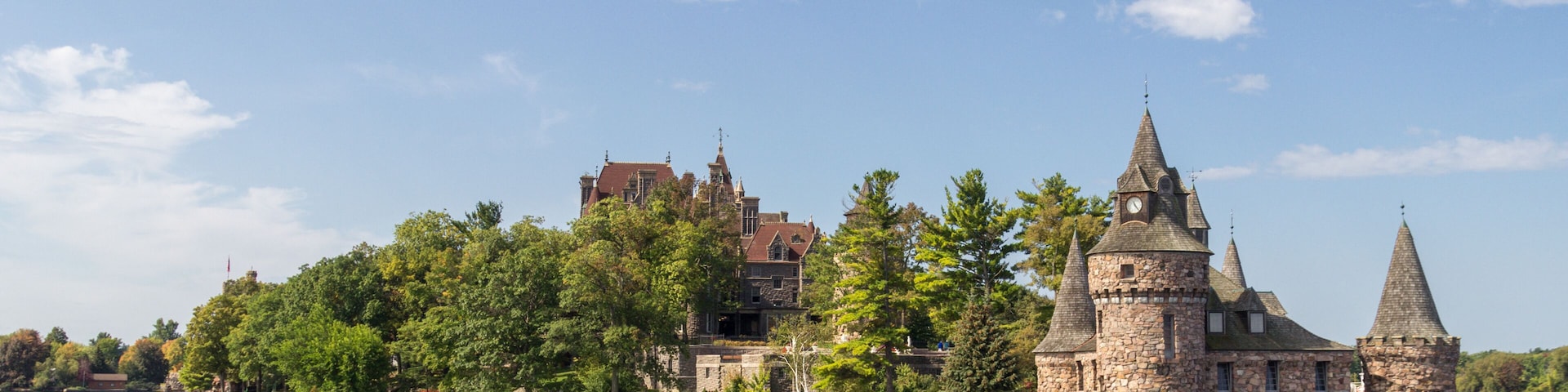 Boldt Castle Island in thousand islands (Canada)