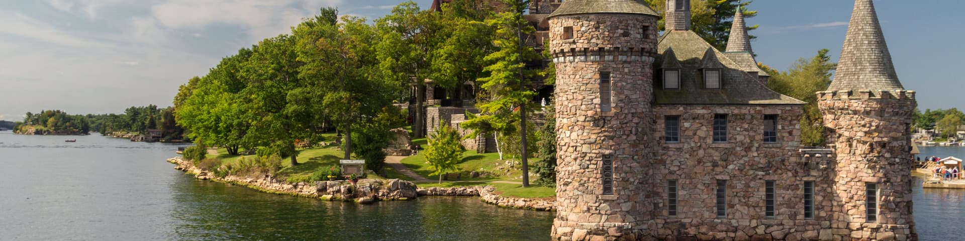 Boldt Castle Island in thousand islands (Canada)