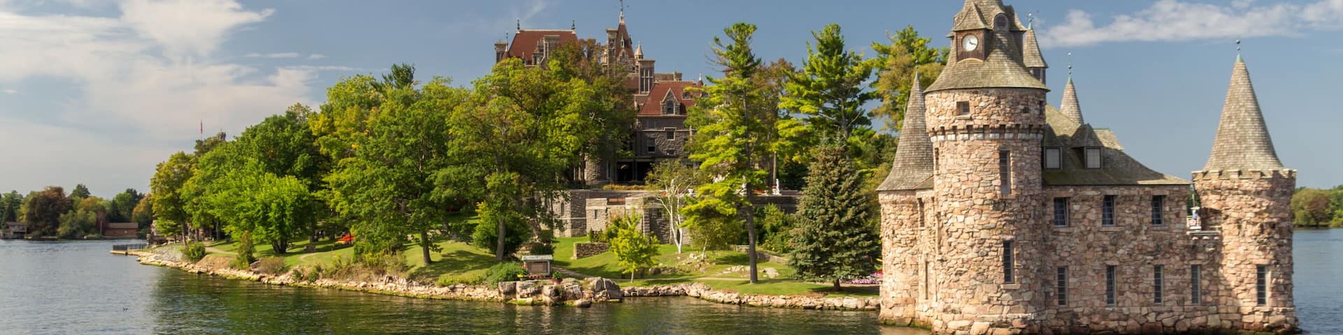 Boldt Castle Island in thousand islands (Canada)
