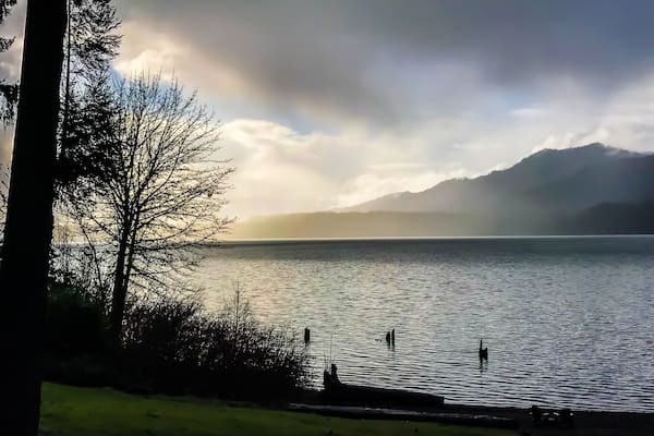 I also hadn’t visited Lake Quinault Lodge in years. It was peaceful and quiet. A little too quiet for teens on Spring Break! 😁 #LakeQuinault #OlympicNationalPark #SpringBreak2018