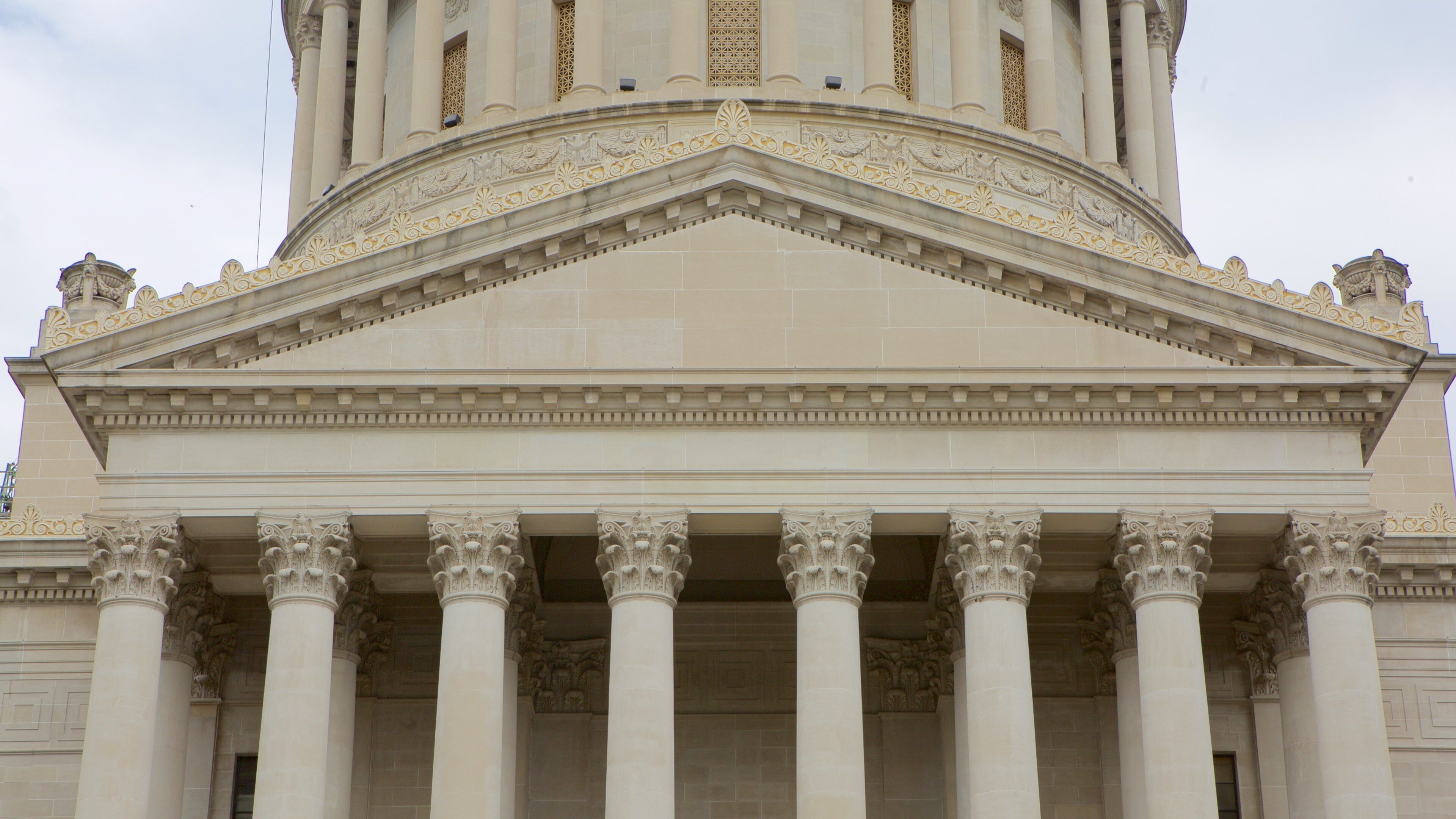 West Virginia State Capitol Building featuring heritage architecture and an administrative building