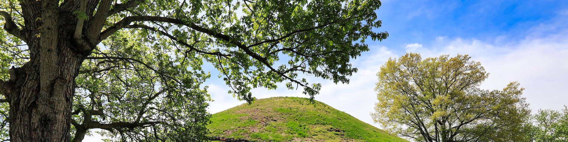 Moundsville, West virginia, just outside of Wheeling, is home to the Grave Creek Mound. This historic landmark burial mound was built by the Arena people.
